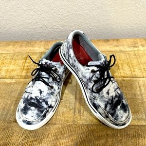 Twisted X Women’s Kicks Black & White Tie Dye Moc Toe Loafers